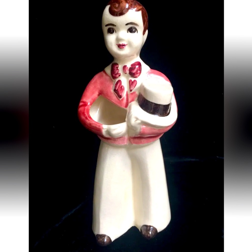 RARE Vintage 1920’s Figural Boy Hatpin Holder